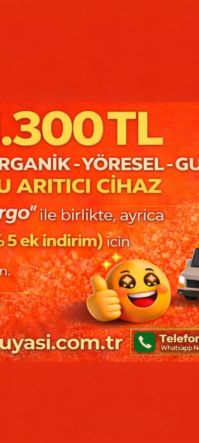1.300 TL ye Ücretsiz Kargo