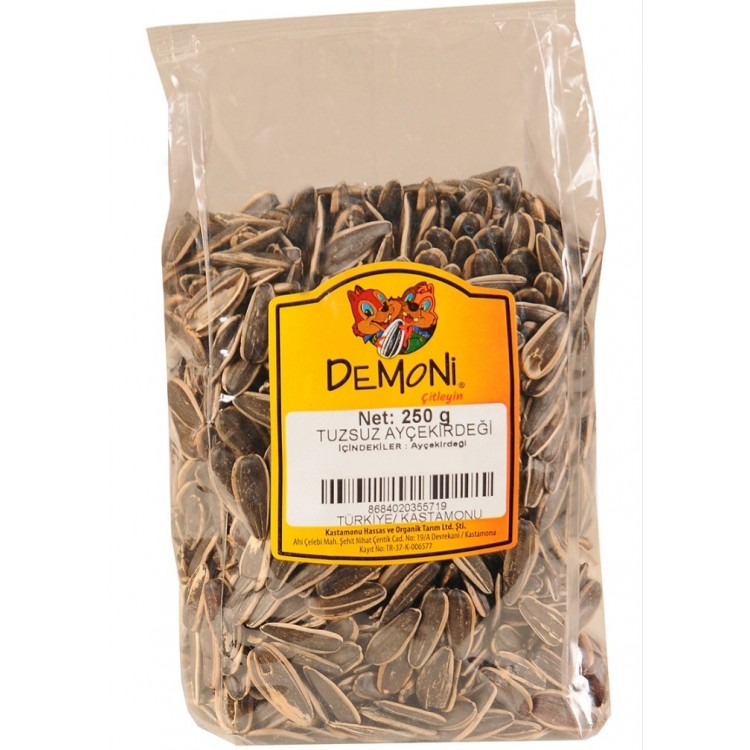 Demoni Tuzsuz Çekirdek 250 Gr Demoni Tuzsuz Çekirdek 250 Gr