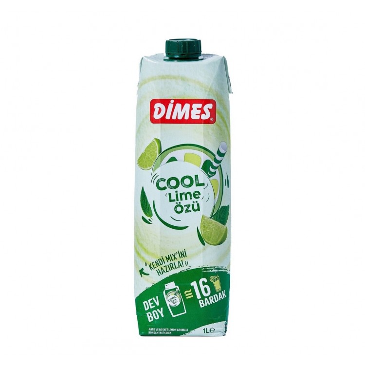 Dimes Cool Lime Özü (1 L.) Karton