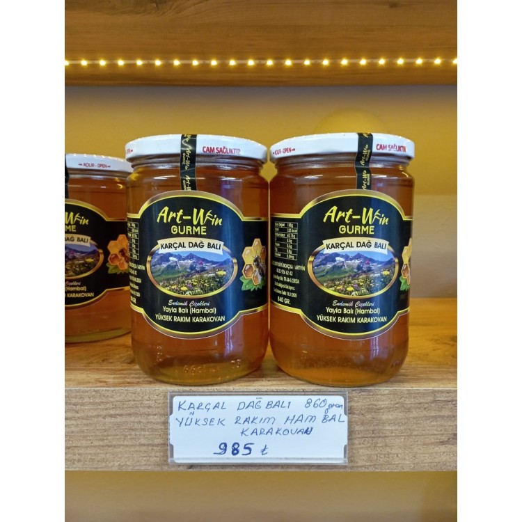 Karçal Mountain Honey . Endemic Flowers Plateau Honey (Hambal) High Altitude Karakovan. 870 Gr