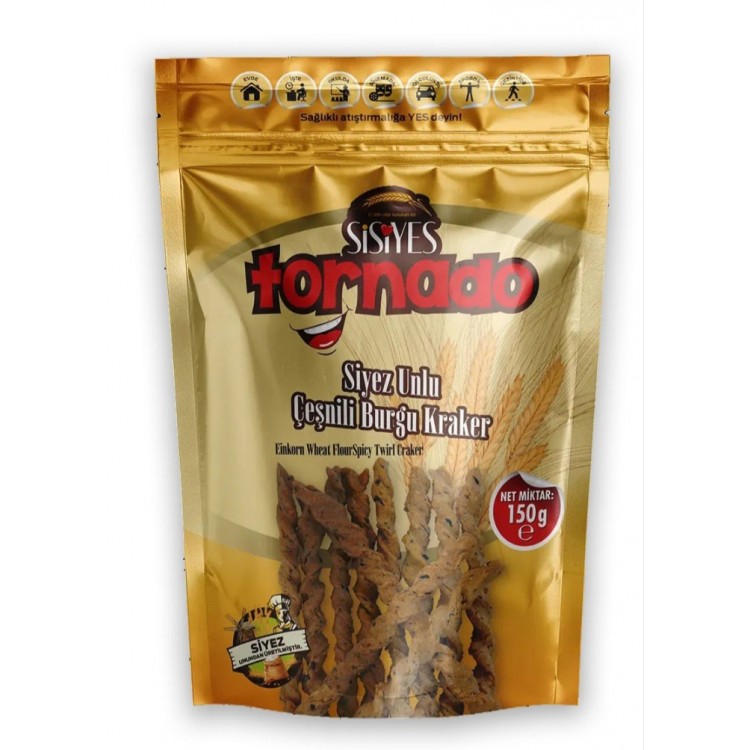 Sisiyes Tornado Spiral Cracker 150 Gr Sisiyes Tornado Spiral Cracker 150 Gr