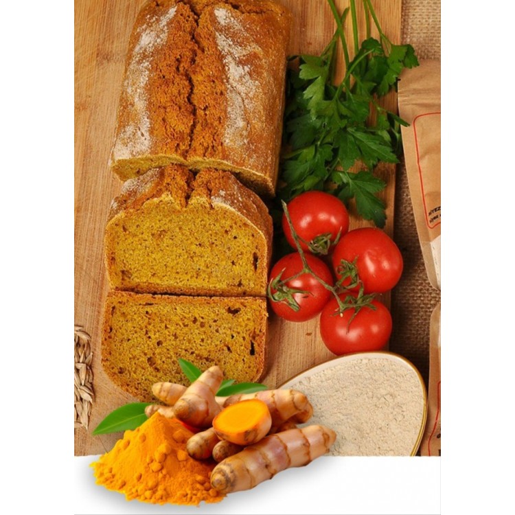 Zerdeçallı Siyez Ekmeği 500 Gr