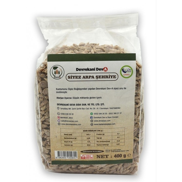 Siyez Arpa Şehriye 400 Gr Siyez Arpa Şehriye 400 Gr