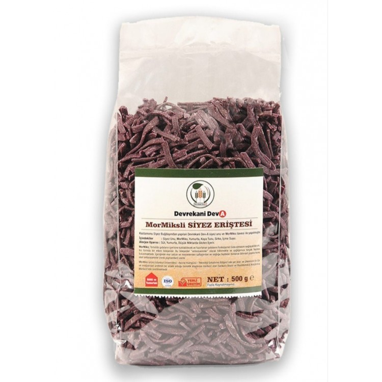 Mor Siyez Erişte 500 Gr Mor Siyez Erişte 500 Gr