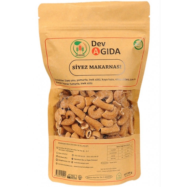 Siyez Boru Makarna 300 Gr