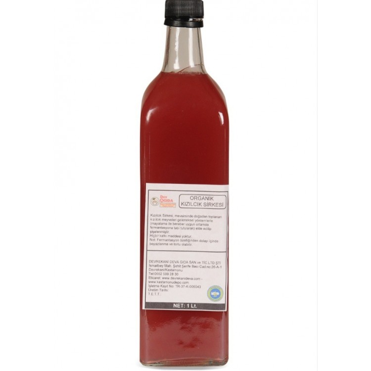 Organic Cranberry Vinegar 1 Lt