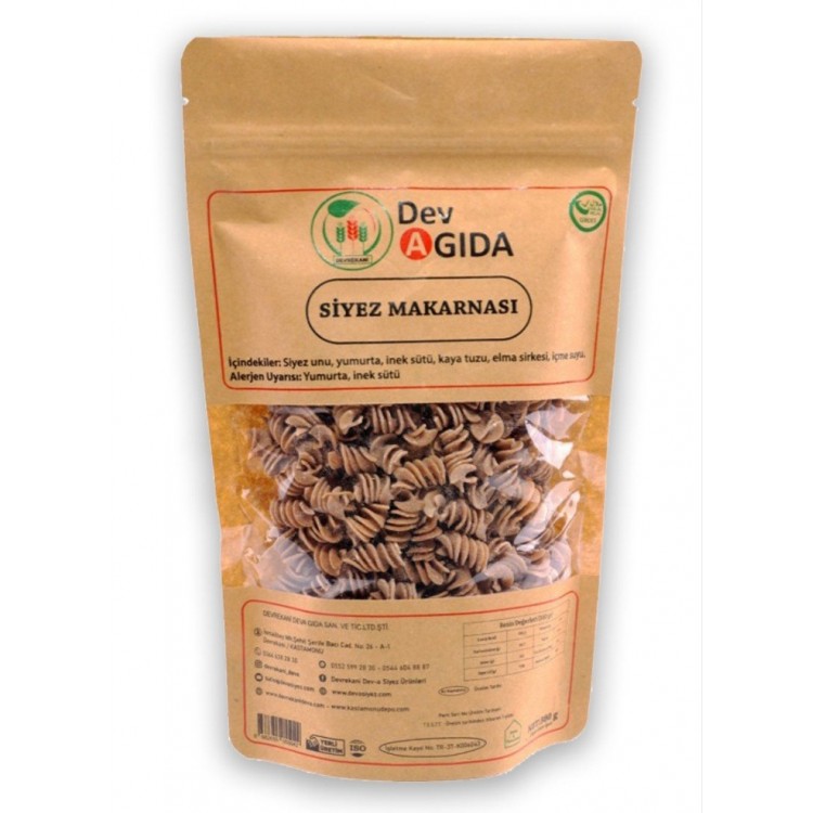Siyez Makarna 300 Gr (Aç-Kapa Ambalaj) Siyez Makarna 300 Gr (Aç-Kapa Ambalaj)