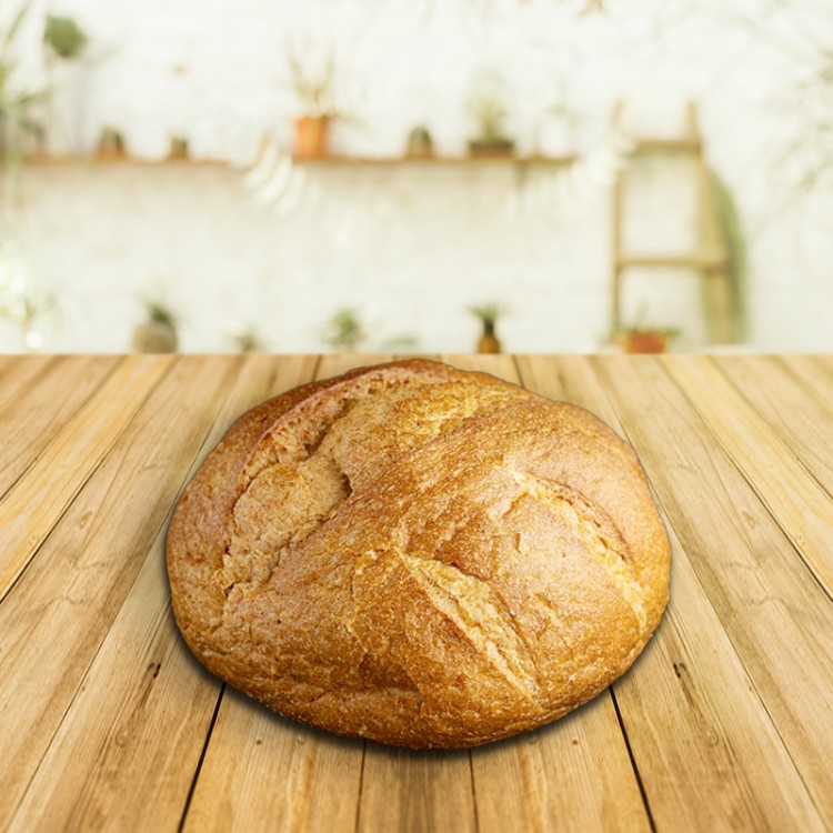 Organic Artisan Whole Wheat Bread 700 Gr