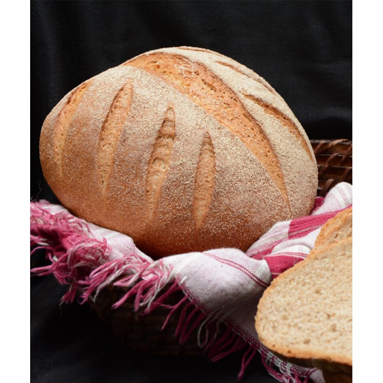 Organic Artisan Whole Wheat Bread 700 Gr