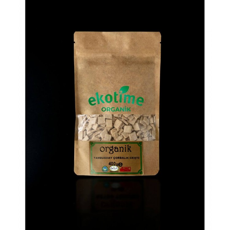 Organik Tam Buğday Çorbalık Erişte 400 Gr Organik Tam Buğday Çorbalık Erişte 400 Gr