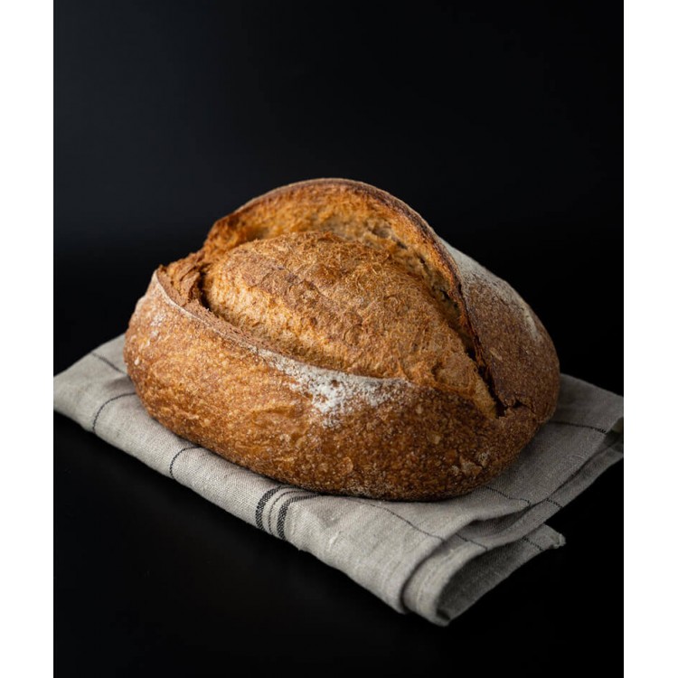 Organic Cold Fermented Whole Wheat Bread (700 Gr)